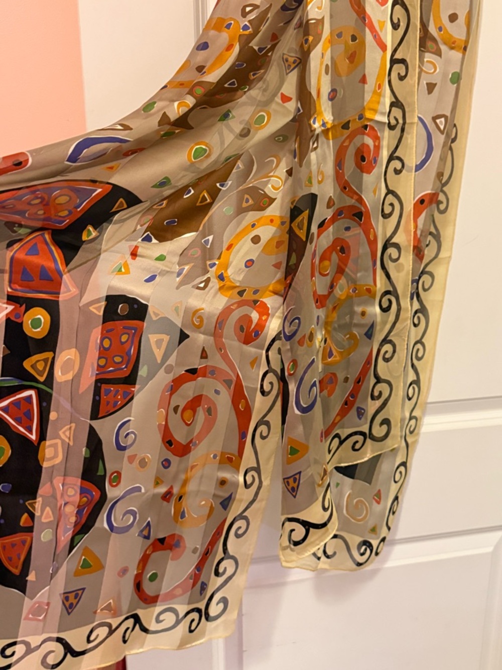 Beautiful YSL 100% silk scarf - Picture 6 of 6